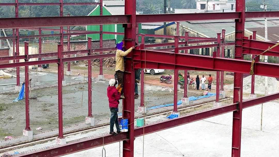 New Dream Textiles production unit under construction